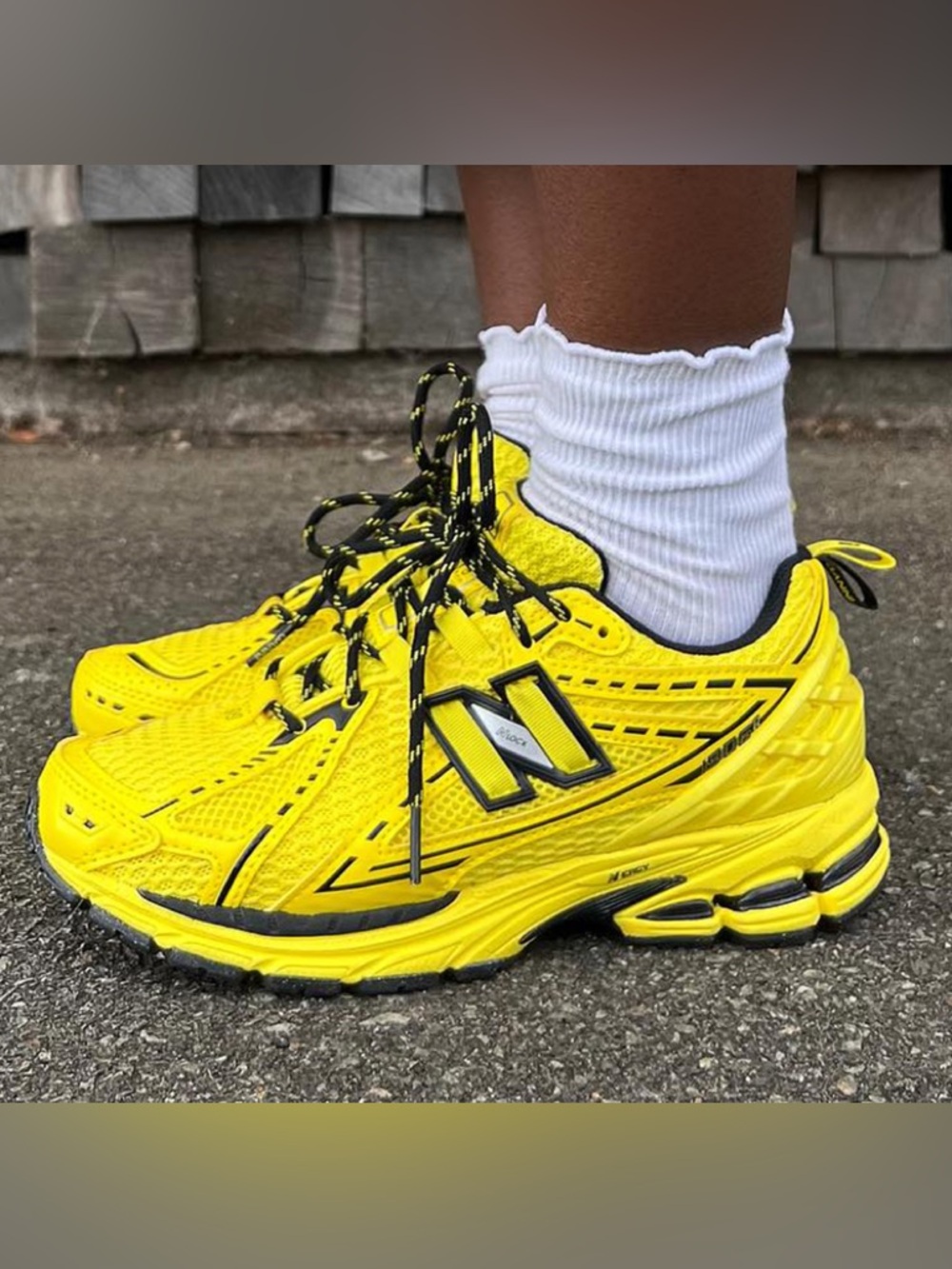 GANNI x New Balance 1906R Blazing Yellow Size 4 youth size/ women’s size 5.5